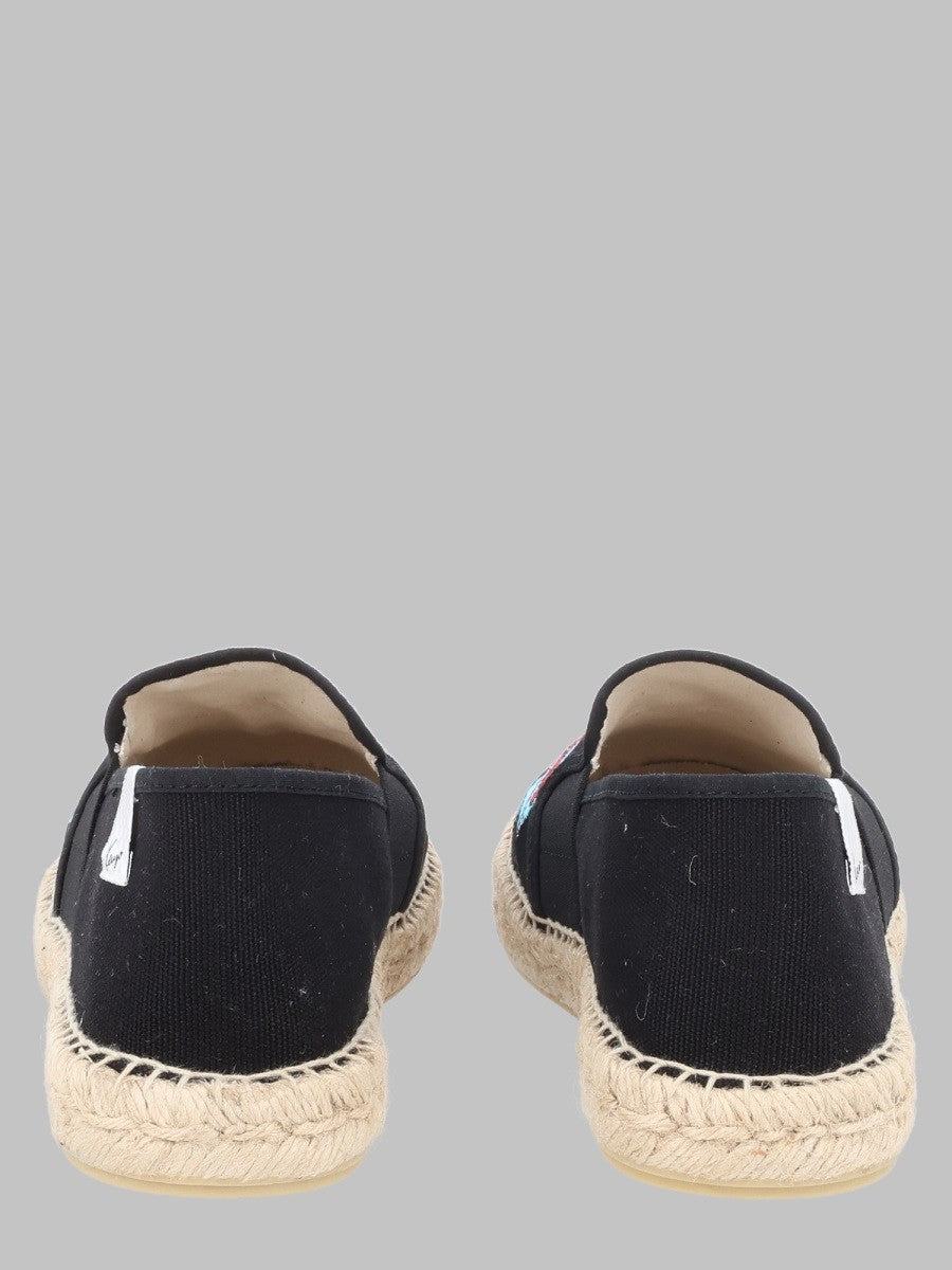 Kenzo Men's Espadrilla in Tela Kenzo Jumping Tiger Black