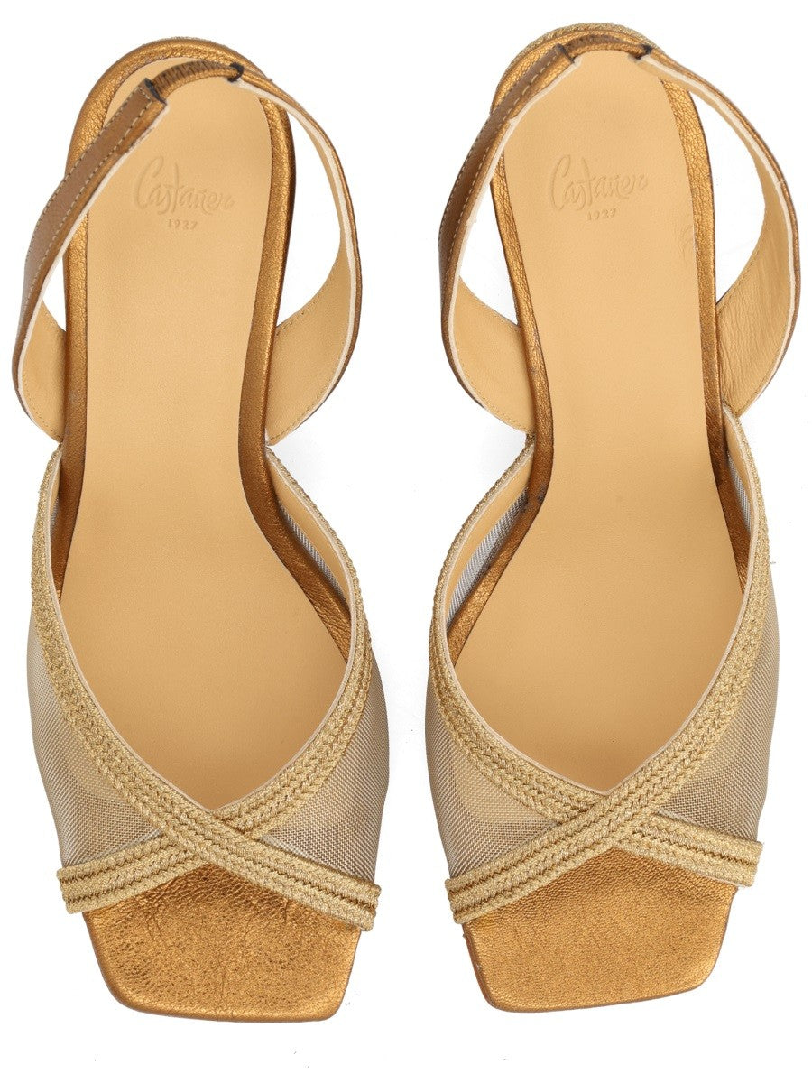 Castañer Women's Espadrille Betty Gold
