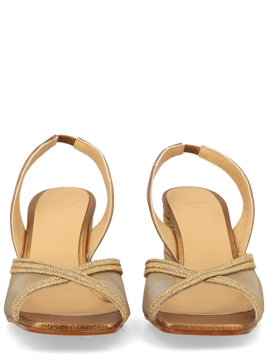 Castañer Women's Espadrille Betty Gold