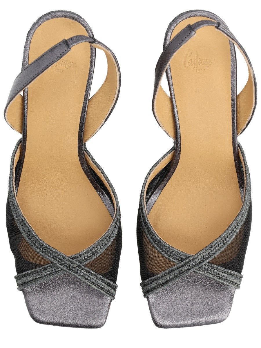Castañer Women's Espadrille Betty Silver