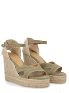 Castañer Women's Espadrille Bruna Green, view 2
