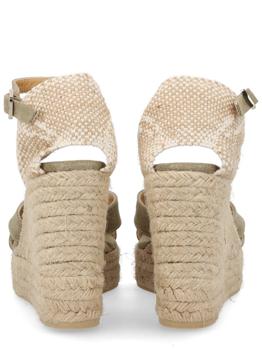 Castañer Women's Espadrille Bruna Green, view 4