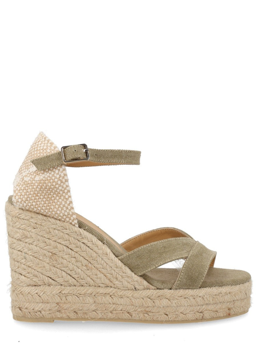 Castañer Women's Espadrille Bruna Green
