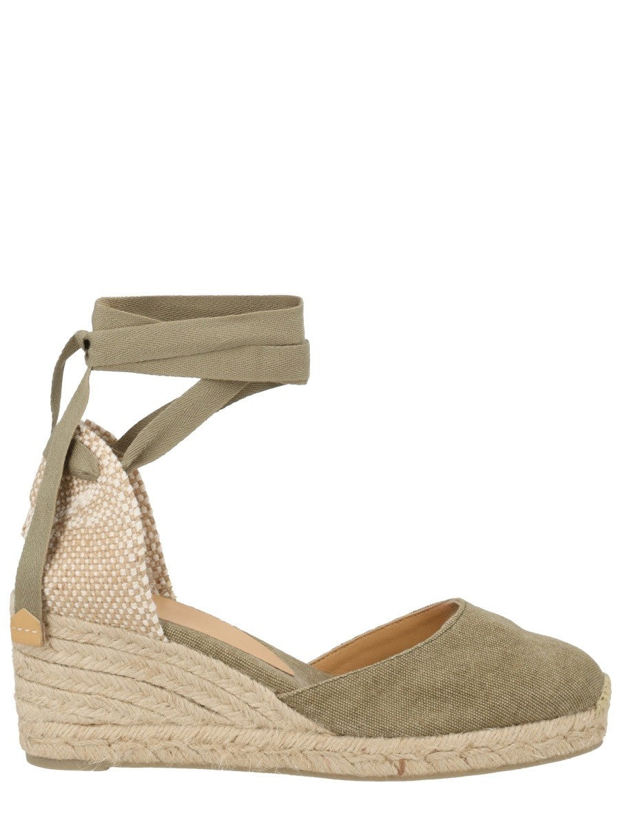Castañer Women's Espadrille Carina Green