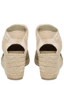 Castañer Women's Espadrille Carina Green