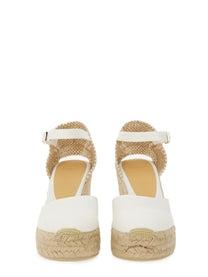 Castañer Women's Espadrille Carol White