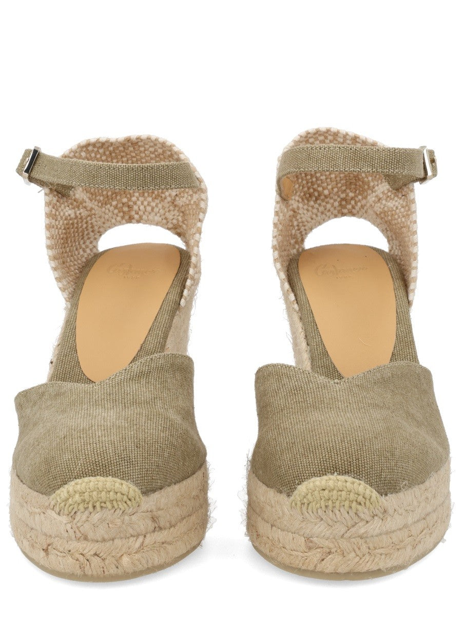 Castañer Women's Espadrille Chiarita Green