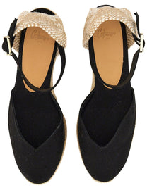 Castañer Women's Espadrille Chiarita Black