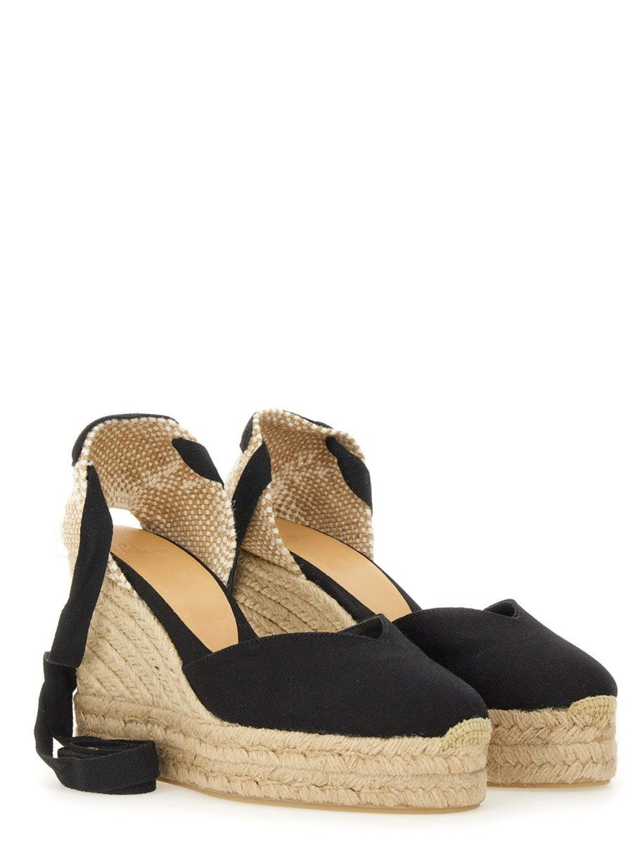 Castañer Women's Espadrille Clear Black, view 2