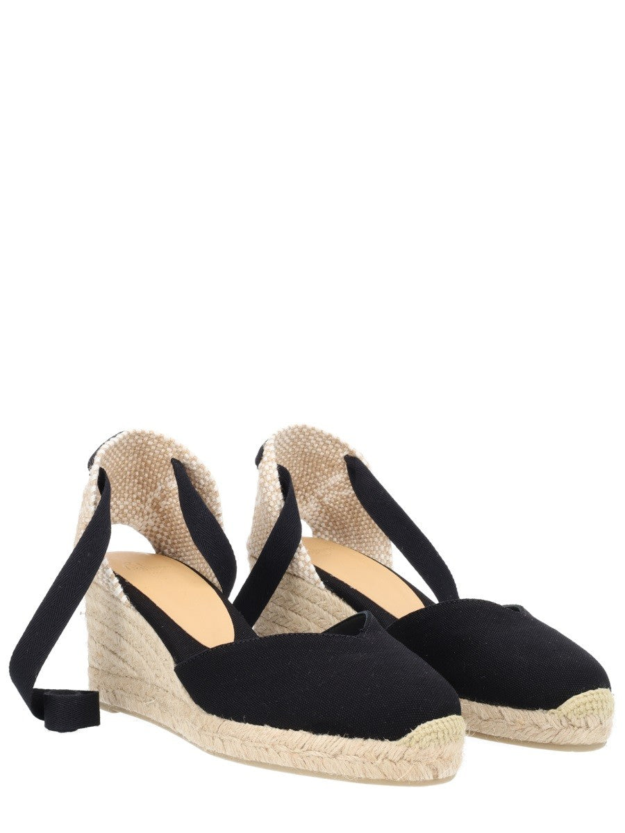 Castañer Women's Espadrille Clear Black, view 3