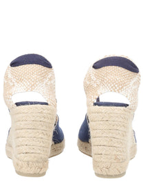Castañer Women's Espadrille Cute Blue