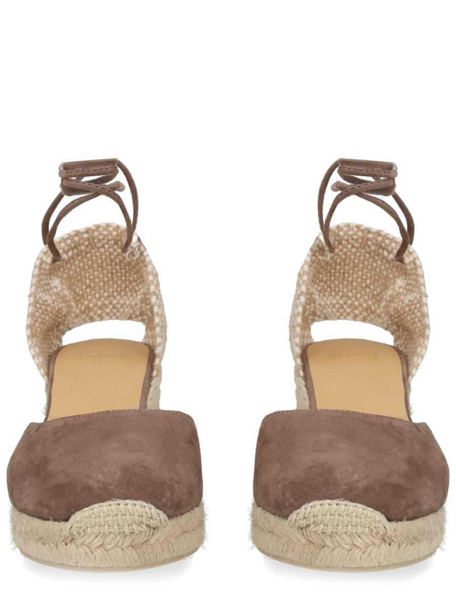 Castañer Women's Espadrille Cute Grey