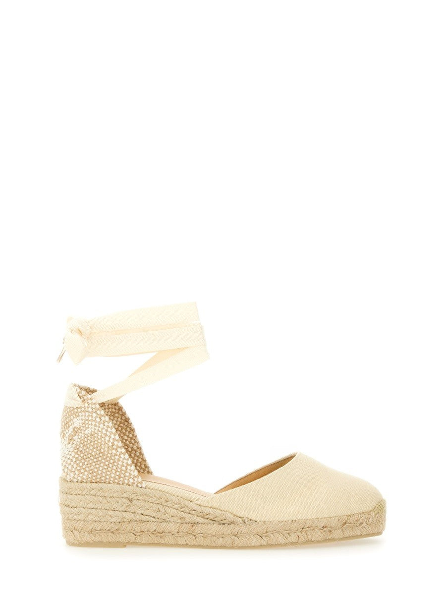 Castañer Women's Espadrille Cute White