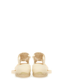 Castañer Women's Espadrille Cute White