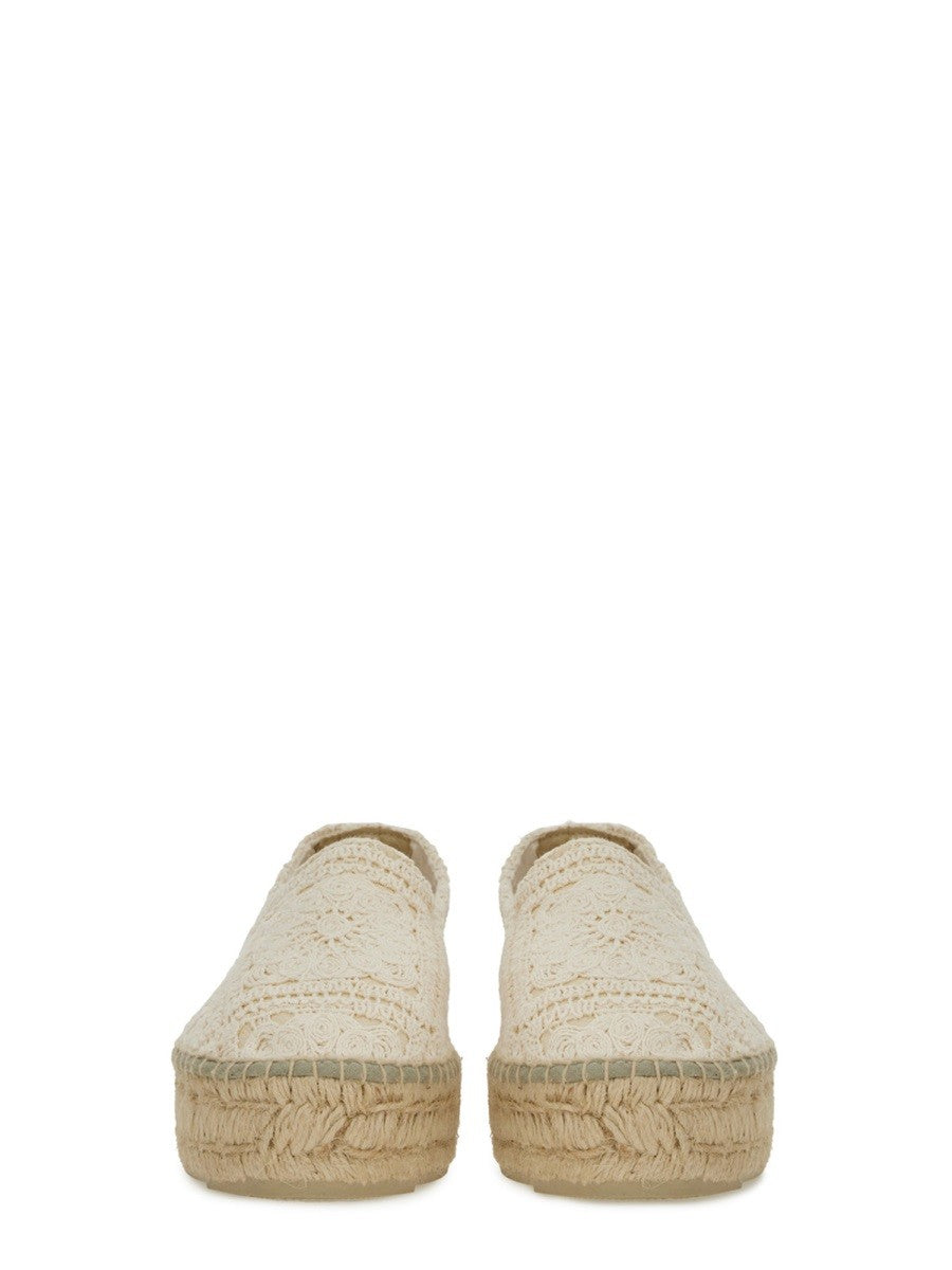 Manebi Women's Espadrille Double Sun Beige