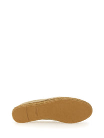 Saint Laurent Women's Espadrille in Gabardine Beige
