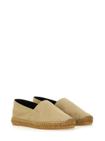 Saint Laurent Women's Espadrille in Gabardine Beige