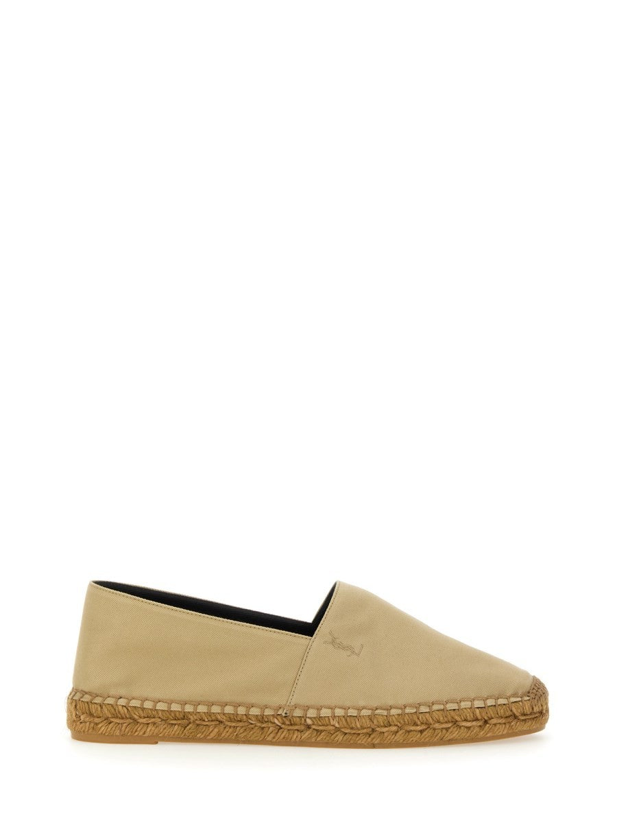 Saint Laurent Women's Espadrille in Gabardine Beige
