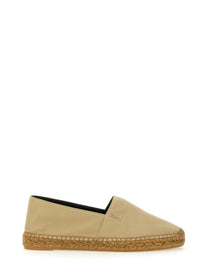 Saint Laurent Women's Espadrille in Gabardine Beige