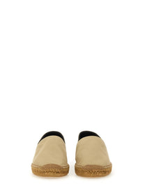 Saint Laurent Women's Espadrille in Gabardine Beige