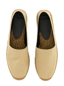 Saint Laurent Women's Espadrille in Gabardine Beige