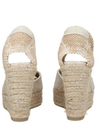 Castañer Women's Espadrille Joyce Silver, view 4