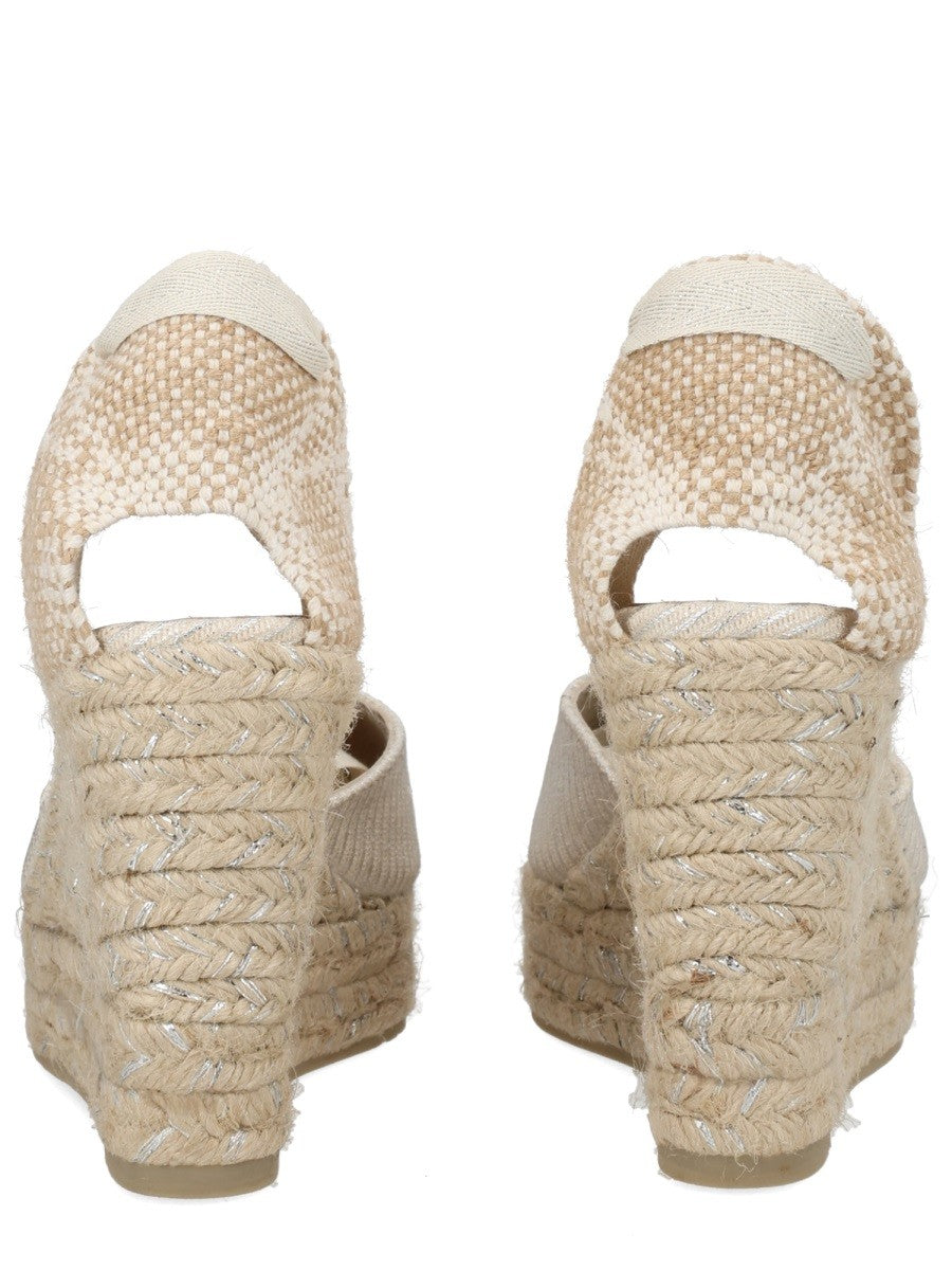 Castañer Women's Espadrille Joyce Silver
