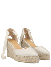 Castañer Women's Espadrille Joyce Silver