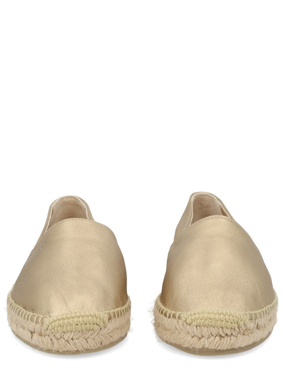 Castañer Women's Espadrille Kenda Gold