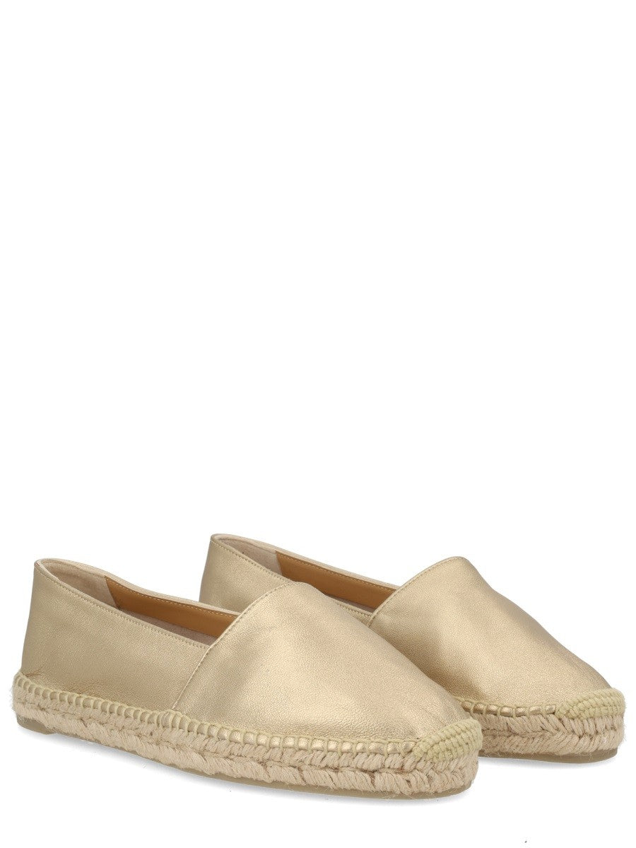Castañer Women's Espadrille Kenda Gold
