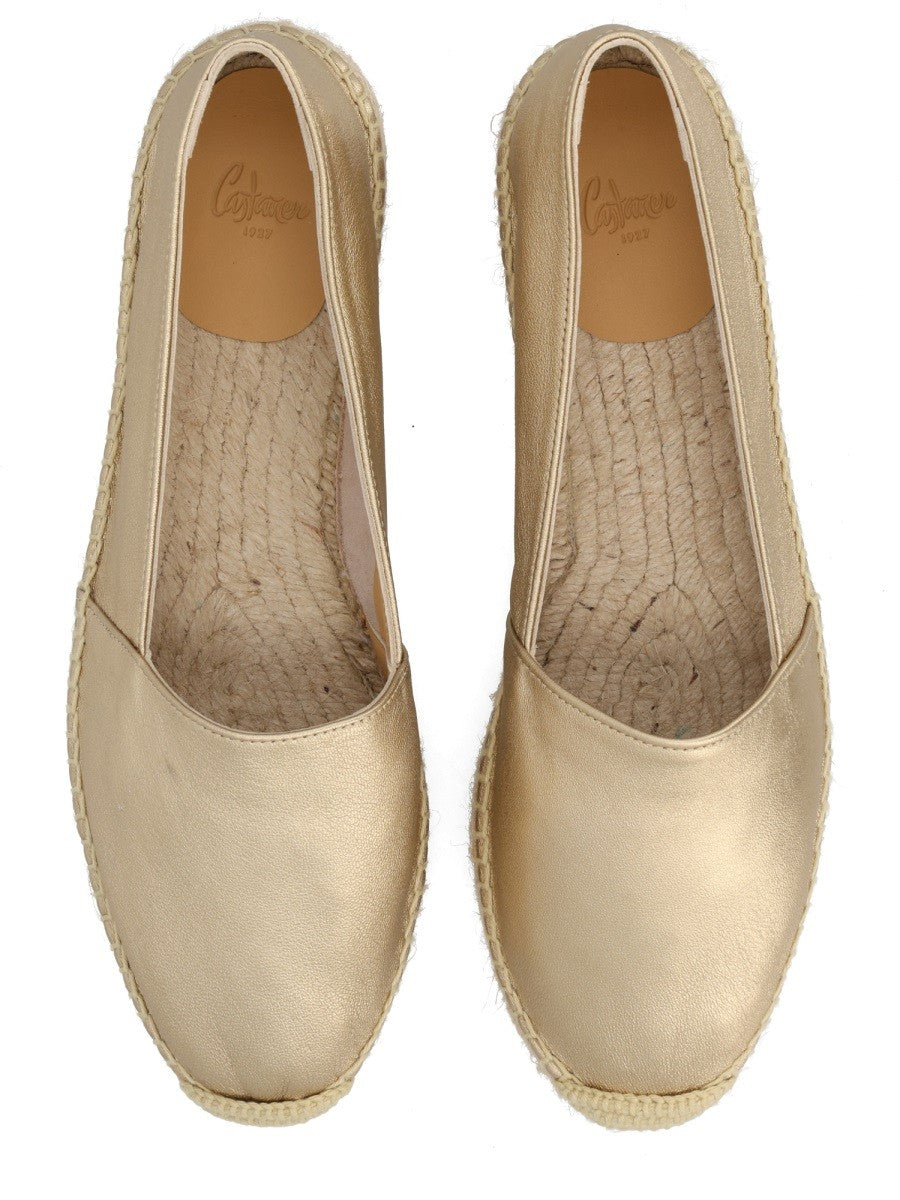 Castañer Women's Espadrille Kenda Gold