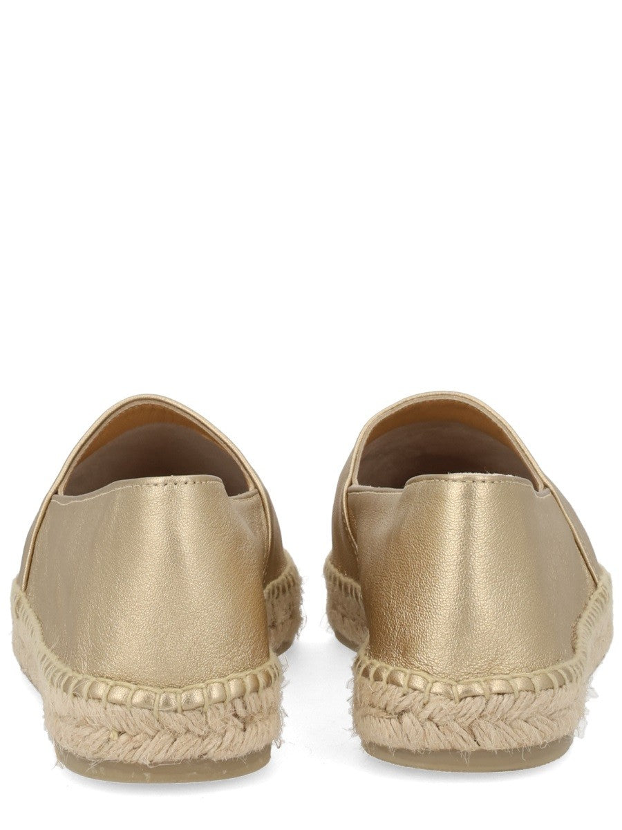 Castañer Women's Espadrille Kenda Gold