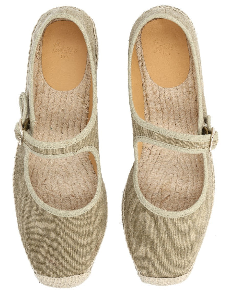 Castañer Women's Espadrille Padua Green