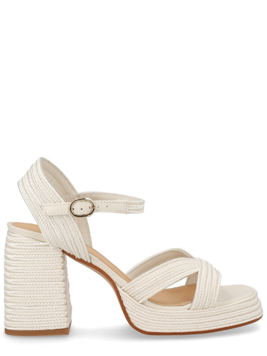 Castañer Women's Espadrille Valley White