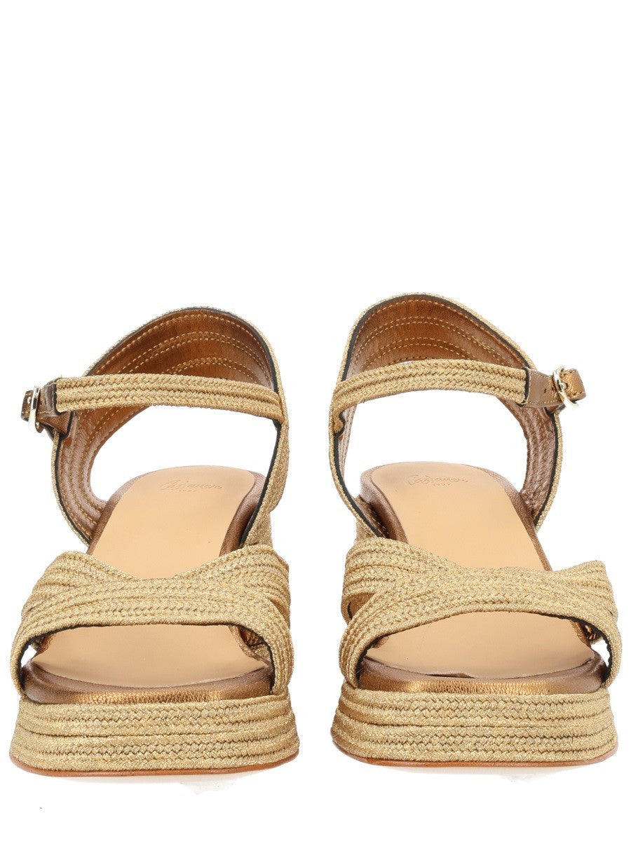 Castañer Women's Espadrille Vallita Gold