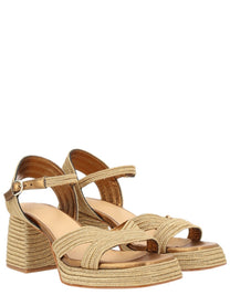Castañer Women's Espadrille Vallita Gold