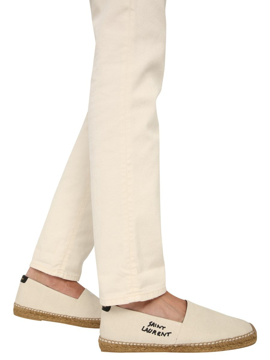 Espadrille With Embroidered Logo