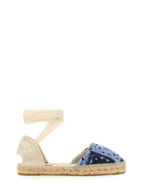 Manebi Women's Espadrilles Flat Blue