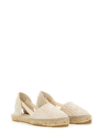 Manebi Women's Espadrilles Flat White