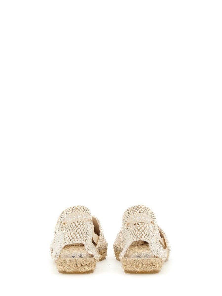 Manebi Women's Espadrilles Flat White