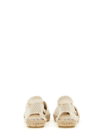Manebi Women's Espadrilles Flat White