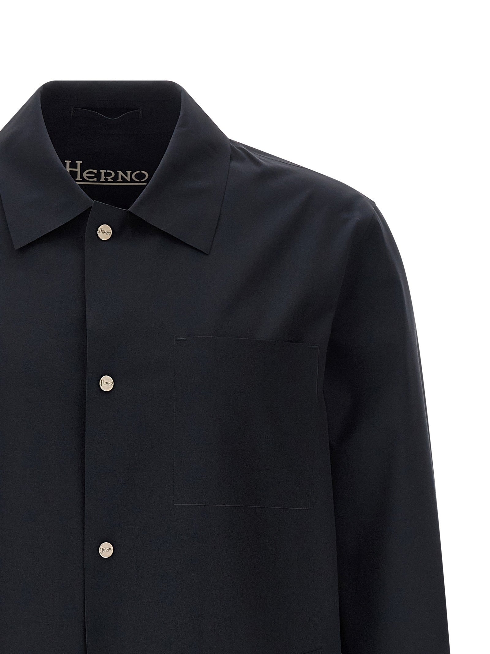Herno Essence Overshirt Blue