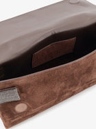 Brunello Cucinelli Women's Essence Suede Handbag Brown, view 4
