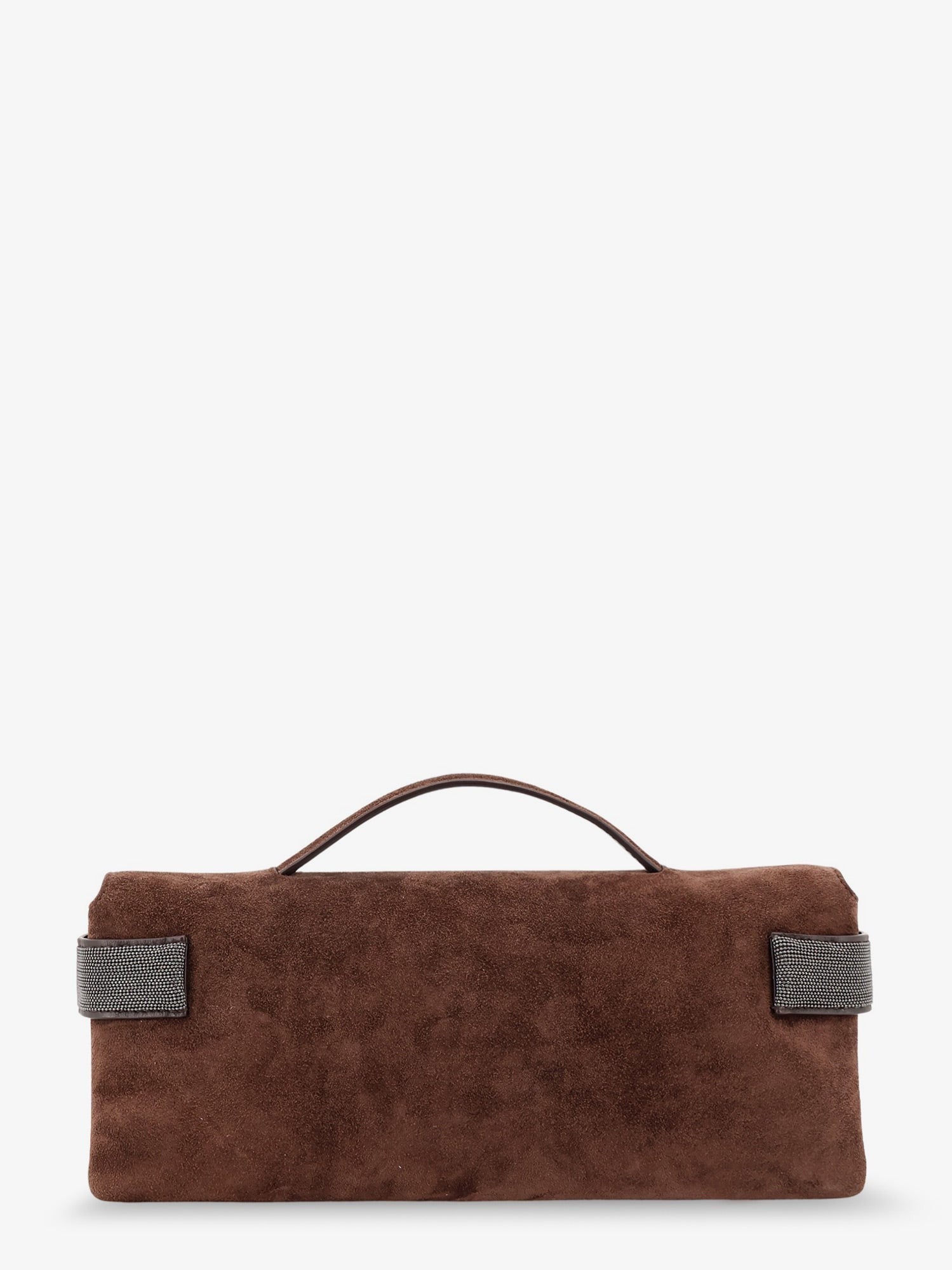 Brunello Cucinelli Women's Essence Suede Handbag Brown