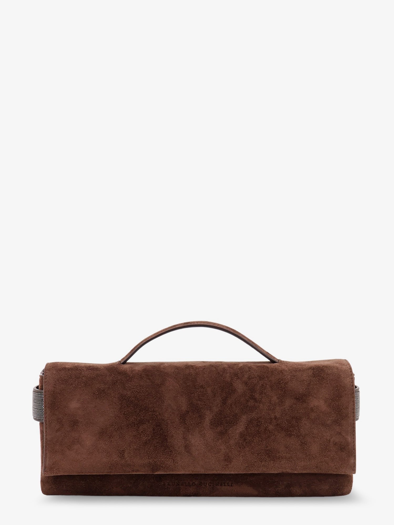 Brunello Cucinelli Women's Essence Suede Handbag Brown