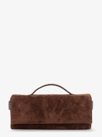 Brunello Cucinelli Women's Essence Suede Handbag Brown