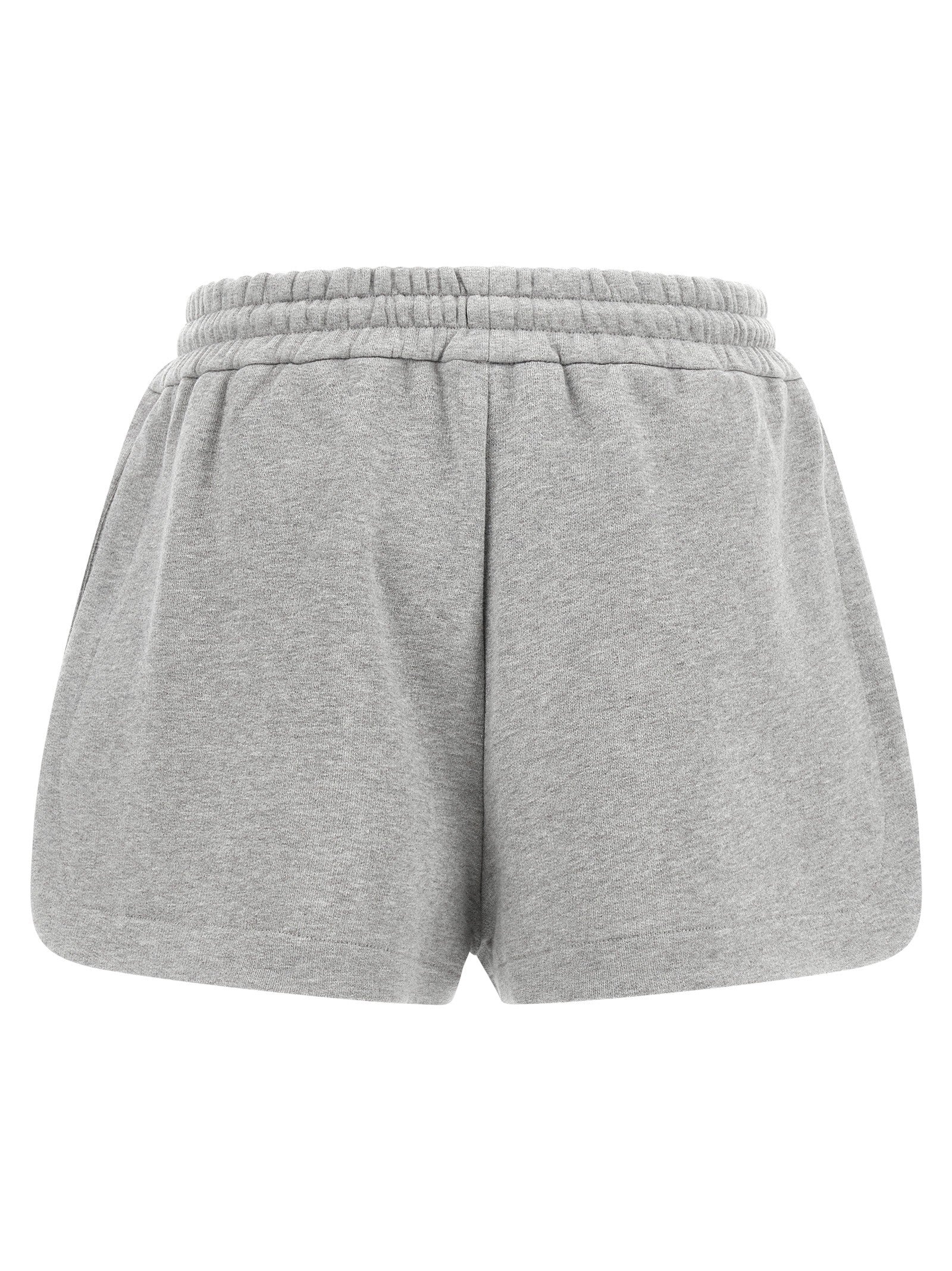 Fendi Women's Fendi Essentia Cotton Jersey Shorts Grey