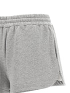 Fendi Women's Fendi Essentia Cotton Jersey Shorts Grey, view 4