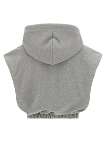 Fendi Women's Fendi Essntia Cotton Jersey Sweatshirt Grey