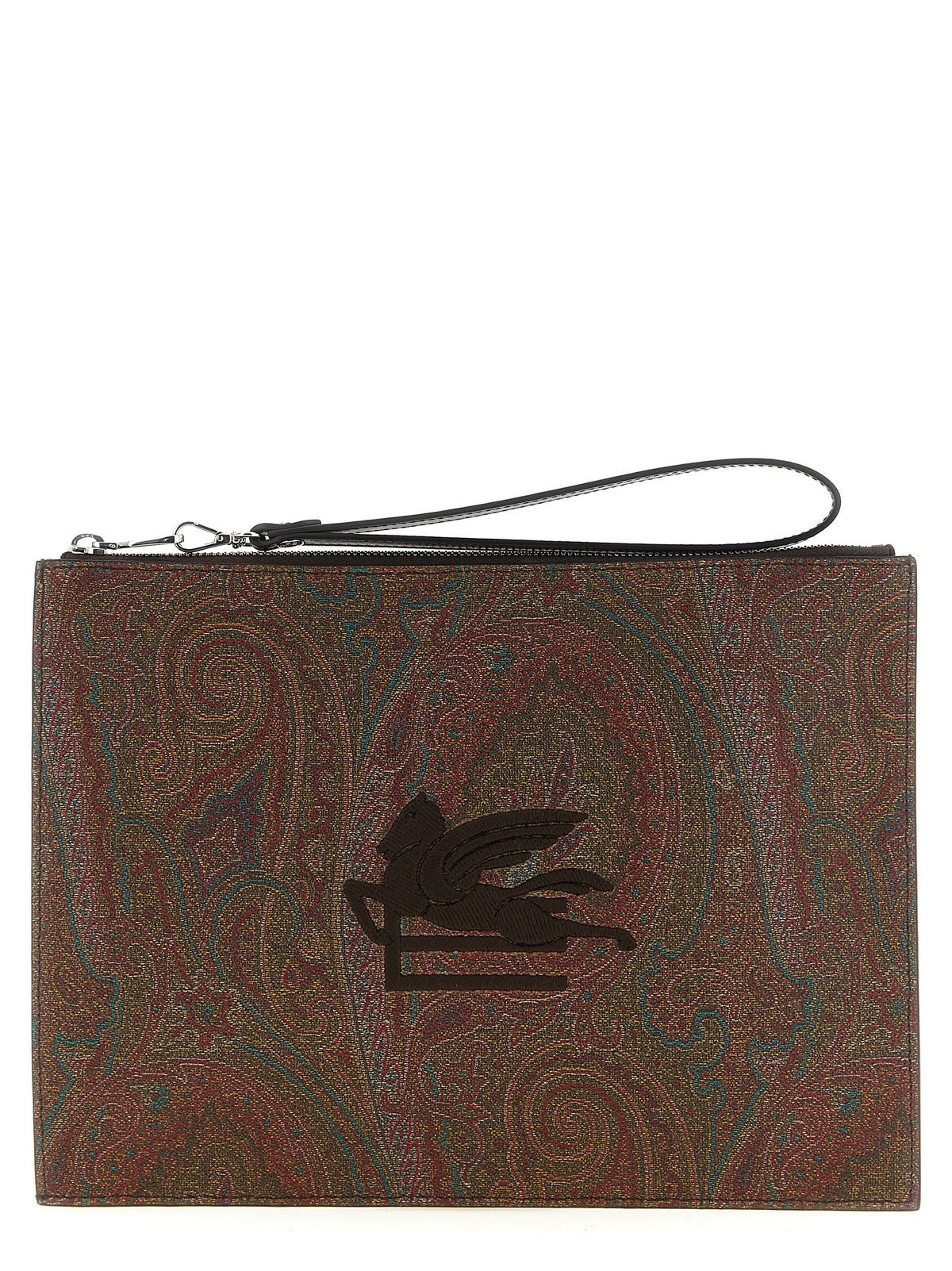 ETRO Essential Arnica Clutch Brown